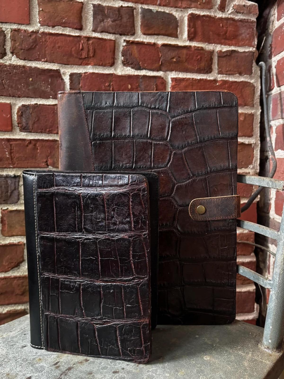 Genuine Wild Louisiana Alligator Leather Padfolio and tablet cases (3 Sizes)