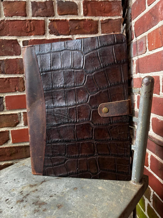 Genuine Wild Louisiana Alligator Leather Padfolio and tablet cases (3 Sizes)